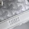 GOYARD Goyardine Petit Flot Mini Bucket Bag white