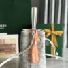 GOYARD Goyardine Petit Flot Mini Bucket Bag white