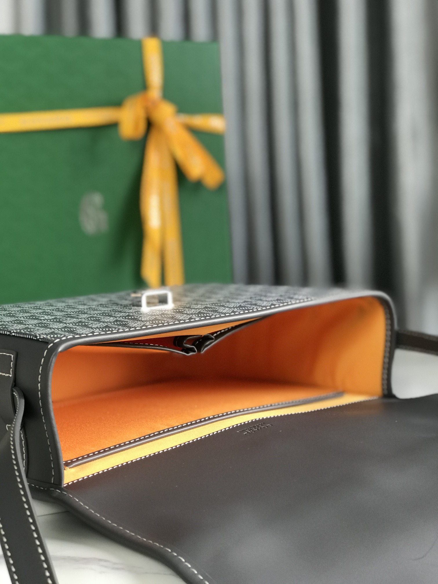 Goyard Belvedere II Messenger Bag Coated Canvas MM gray
