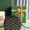GOYARD Goyardine Petit Flot Bucket Bag PM Black 791368