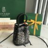 GOYARD Goyardine Petit Flot Bucket Bag PM Black 791368