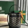 GOYARD Goyardine Petit Flot Bucket Bag PM Black 791368