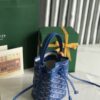 GOYARD Goyardine Petit Flot Bucket Bag PM Sky Morning