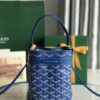 GOYARD Goyardine Petit Flot Bucket Bag PM Sky Morning