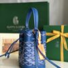 GOYARD Goyardine Petit Flot Bucket Bag PM Sky Morning