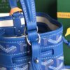 GOYARD Goyardine Petit Flot Bucket Bag PM Sky Morning