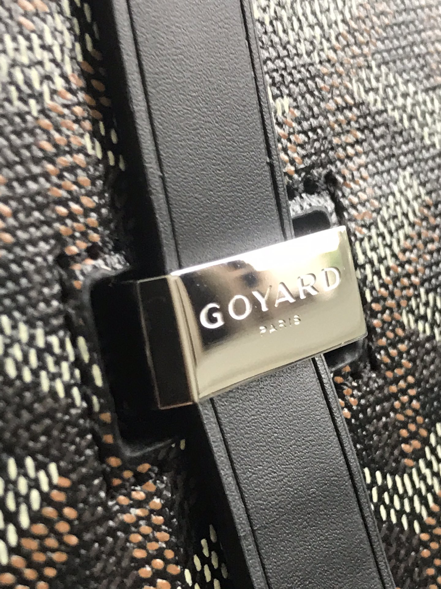Goyard Belvedere II Messenger Bag Coated Canvas MM Black