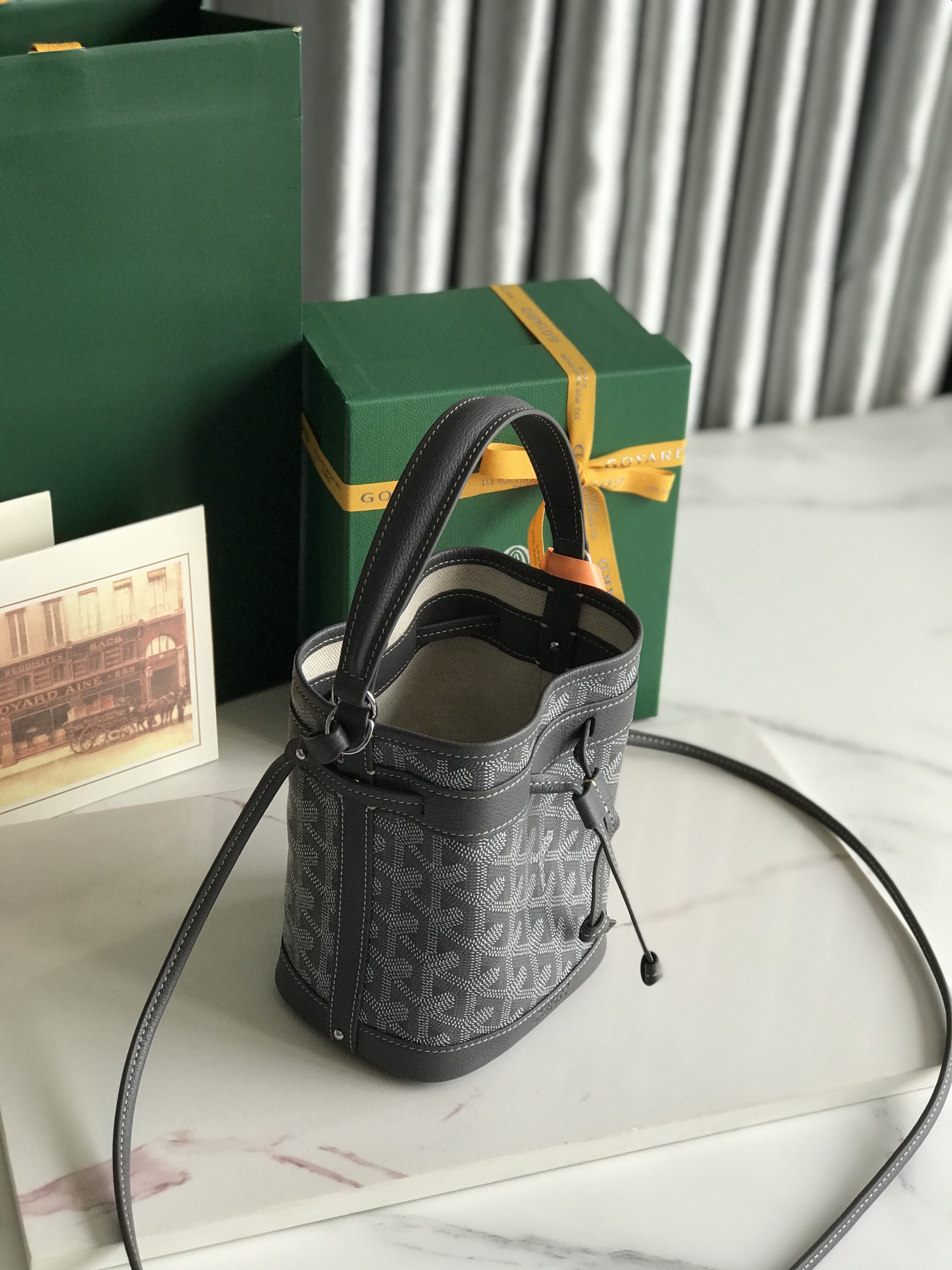 Buy Goyard Petit Flot Mini Bucket Bag Black