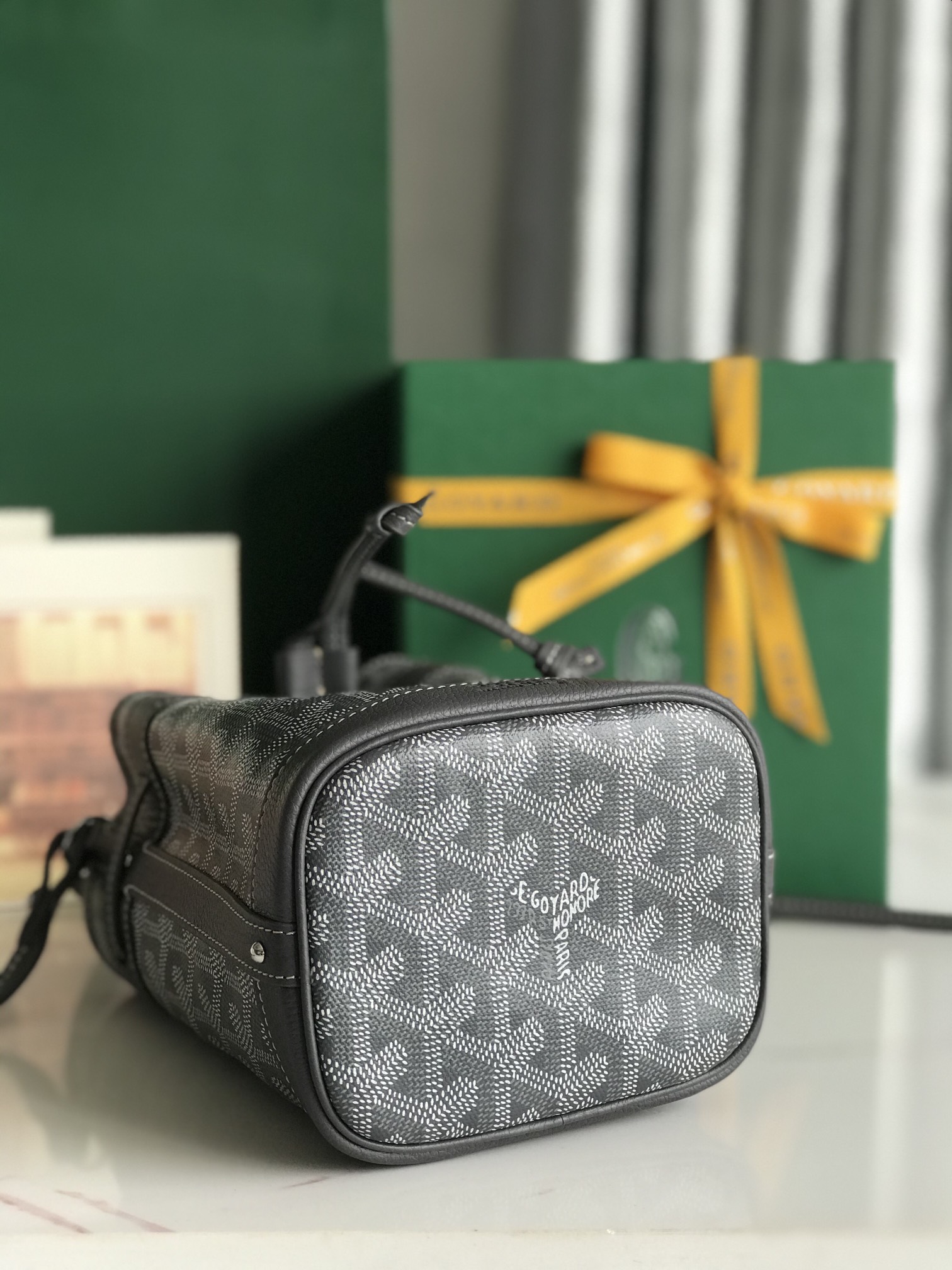 Buy Goyard Petit Flot Mini Bucket Bag Black