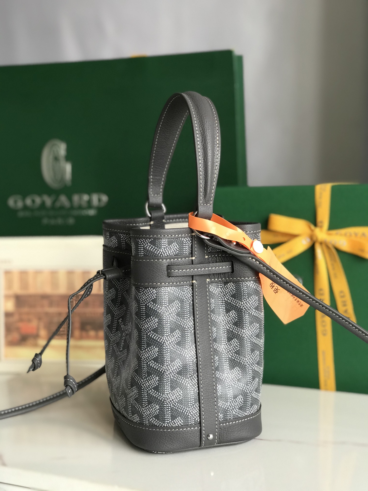 Buy Goyard Petit Flot Mini Bucket Bag Black