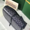 Goyard Belvedere MM Shoulder Bag Multiple colors Navy blue Leather Plastic ref.2158426