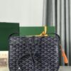Goyard Belvedere MM Shoulder Bag Multiple colors Navy blue Leather Plastic ref.2158426