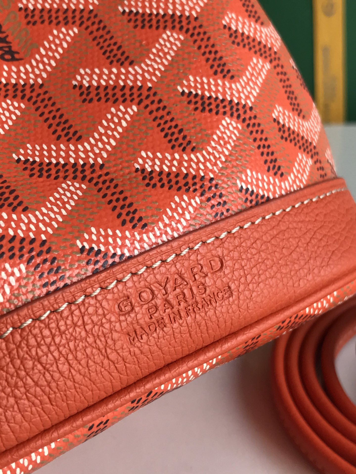 Goyard Petit Flot Mini bucket Bag Orange