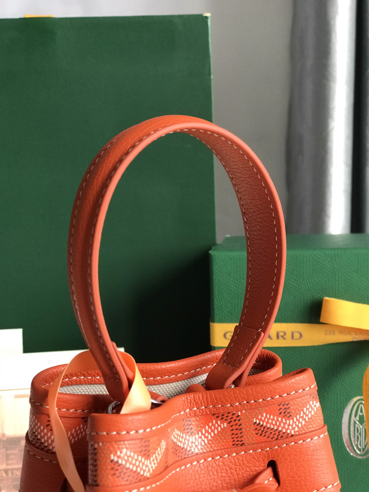 Goyard Petit Flot Mini bucket Bag Orange