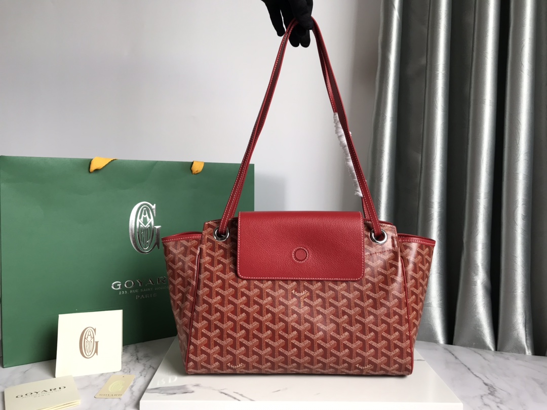 Goyard Goyardine Rouette Soft Bag – red  Shoulder Bags,