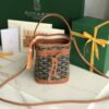 GOYARD Goyardine Petit Flot Mini Bucket Bag Black Gold