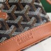 GOYARD Goyardine Petit Flot Mini Bucket Bag Black Gold