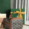 GOYARD Goyardine Petit Flot Mini Bucket Bag Black Gold