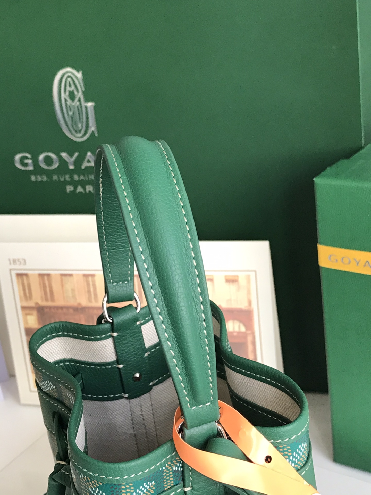 Goyard Petit Flot Mini bucket Bag Green