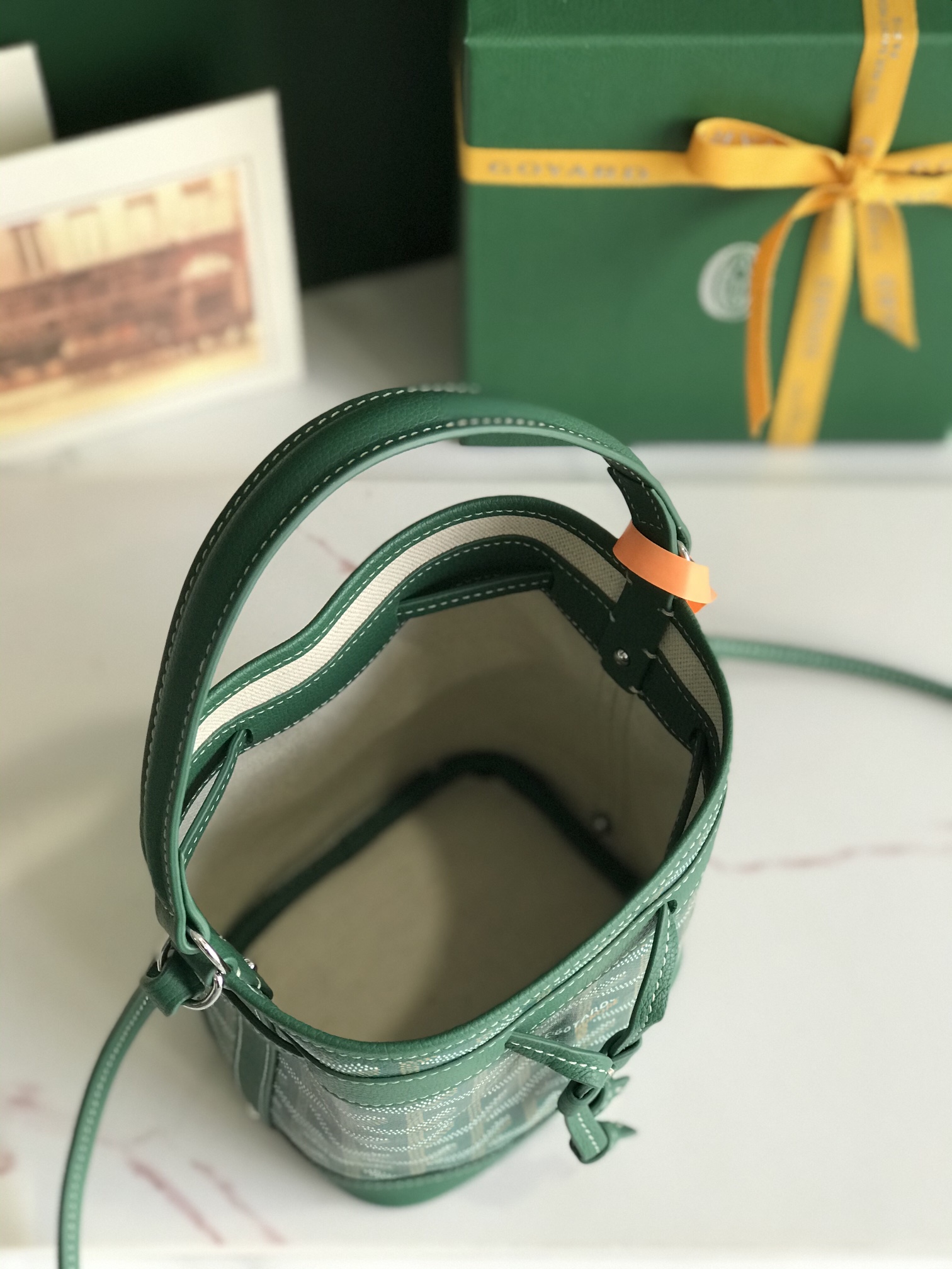 Goyard Petit Flot Mini bucket Bag Green