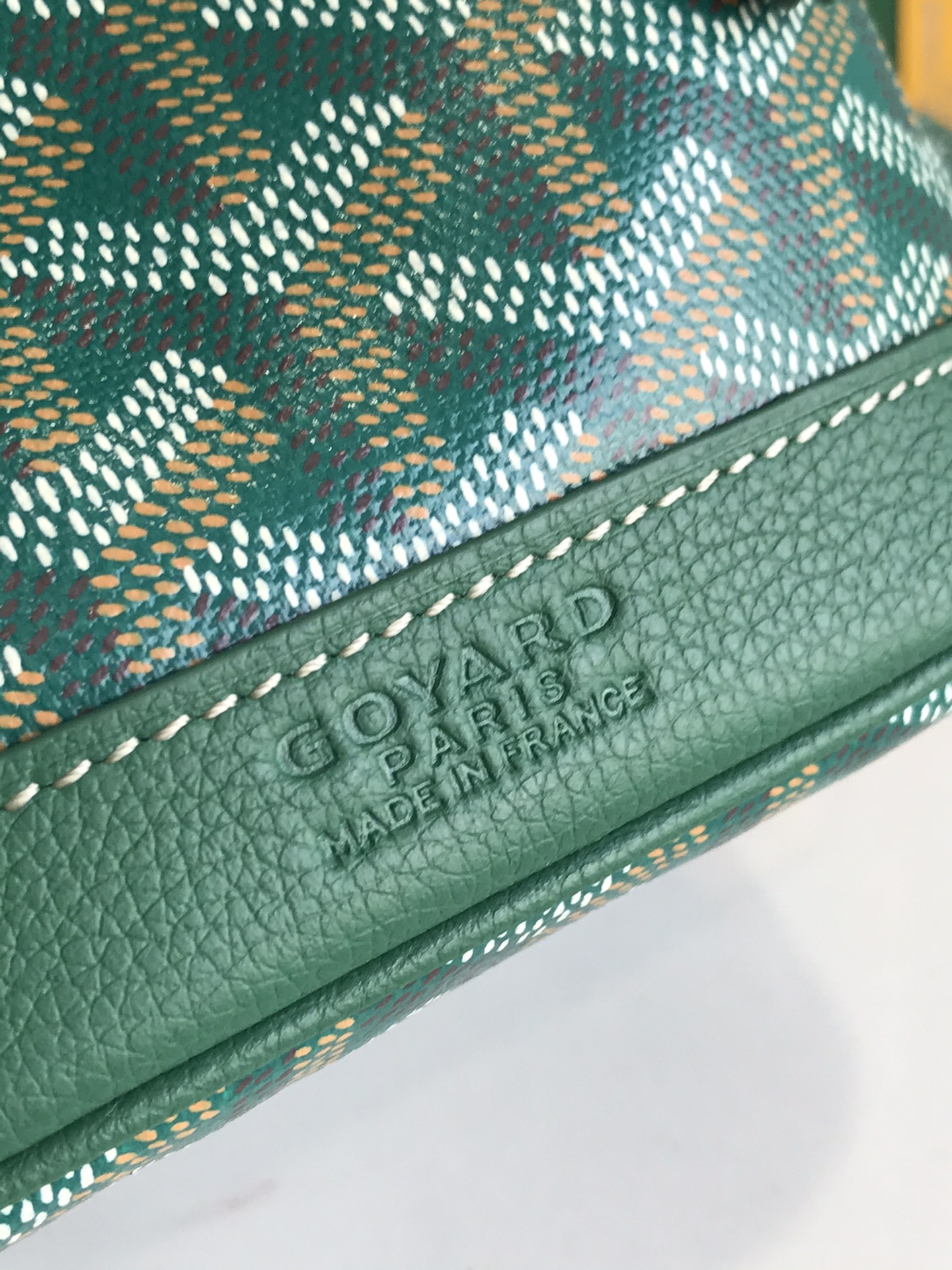 Goyard Petit Flot Mini bucket Bag Green
