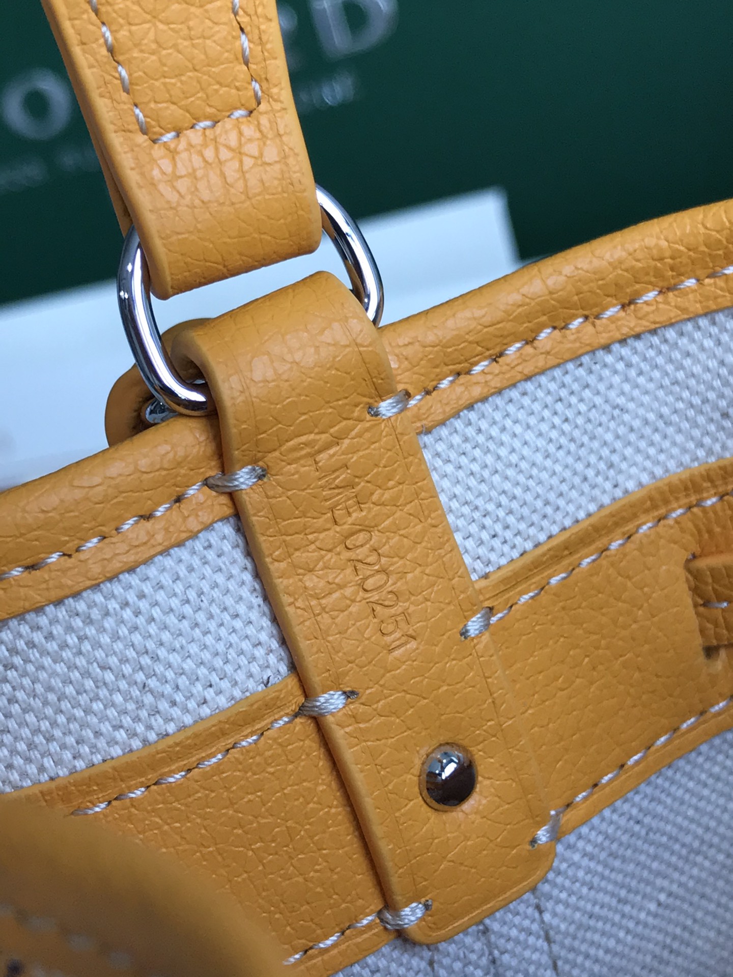 Goyard Petit Flot Mini bucket Bag yellow