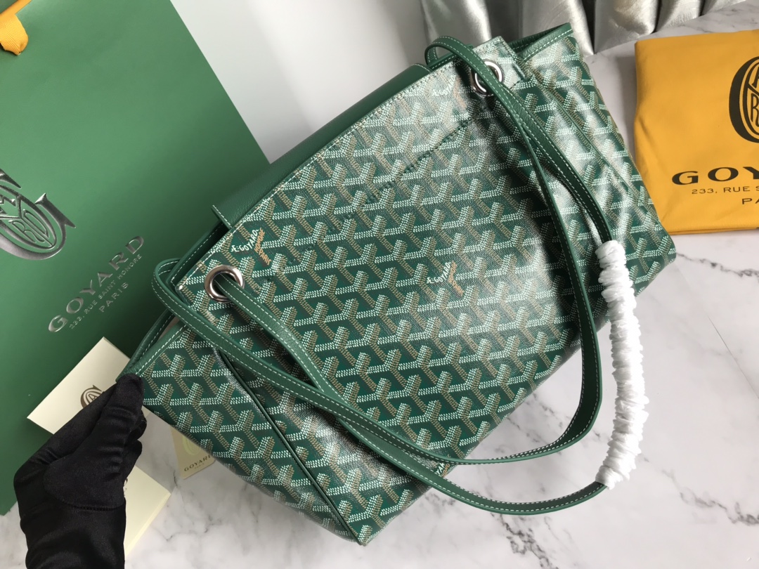 Goyard Goyardine Rouette Soft Bag - Green Shoulder Bags,