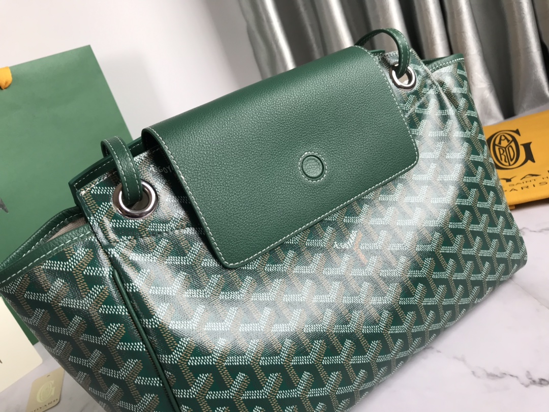 Goyard Goyardine Rouette Soft Bag - Green Shoulder Bags,