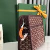 GOYARD Goyardine Jouvence Toiletry Pouch Burgundy 974322