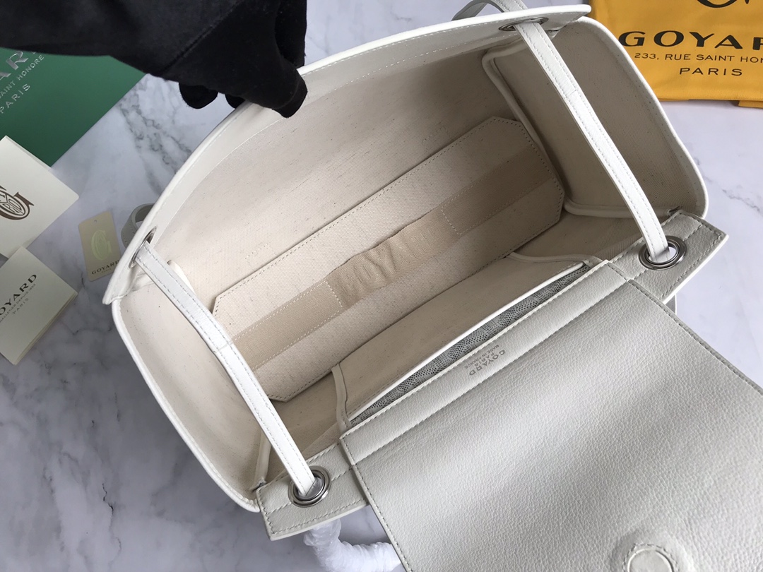 Goyard Goyardine Rouette Soft Bag - white Shoulder Bags,