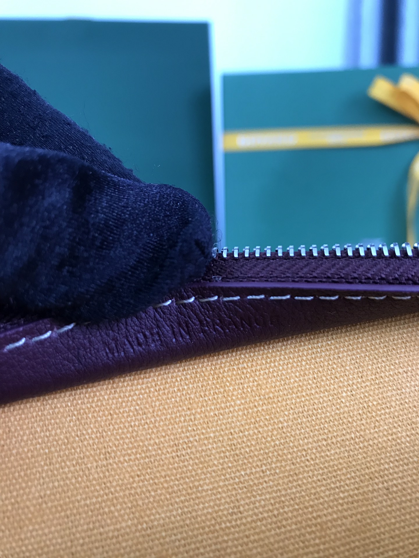 GOYARD Goyardine Jouvence Toiletry Pouch Burgundy 974322