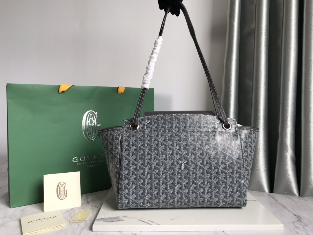 Goyard Goyardine Rouette Soft Bag - Grey Shoulder Bags,