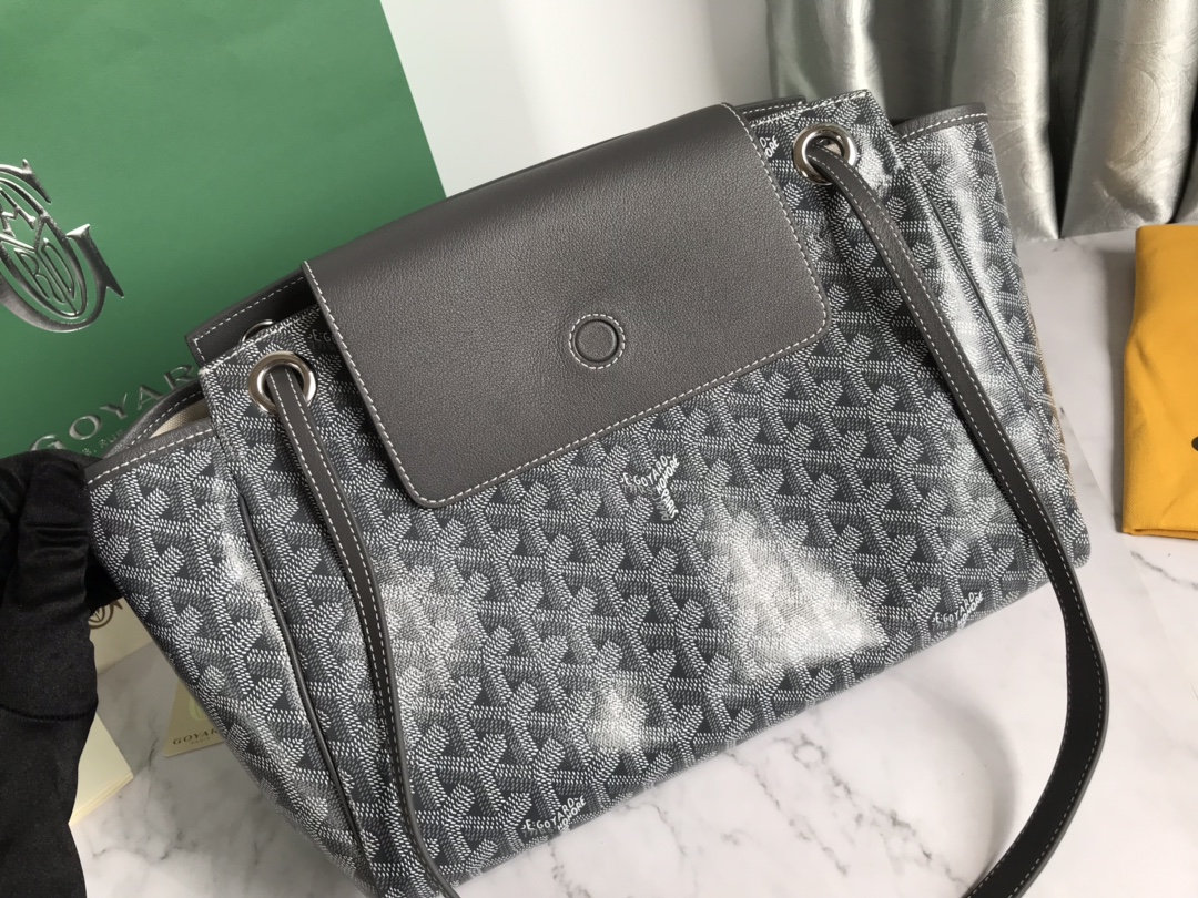 Goyard Goyardine Rouette Soft Bag - Grey Shoulder Bags,