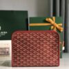 GOYARD Goyardine Jouvence Toiletry Pouch red