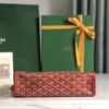 GOYARD Goyardine Jouvence Toiletry Pouch red
