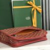 GOYARD Goyardine Jouvence Toiletry Pouch red