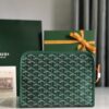 GOYARD Goyardine Jouvence Toiletry Pouch MM Green