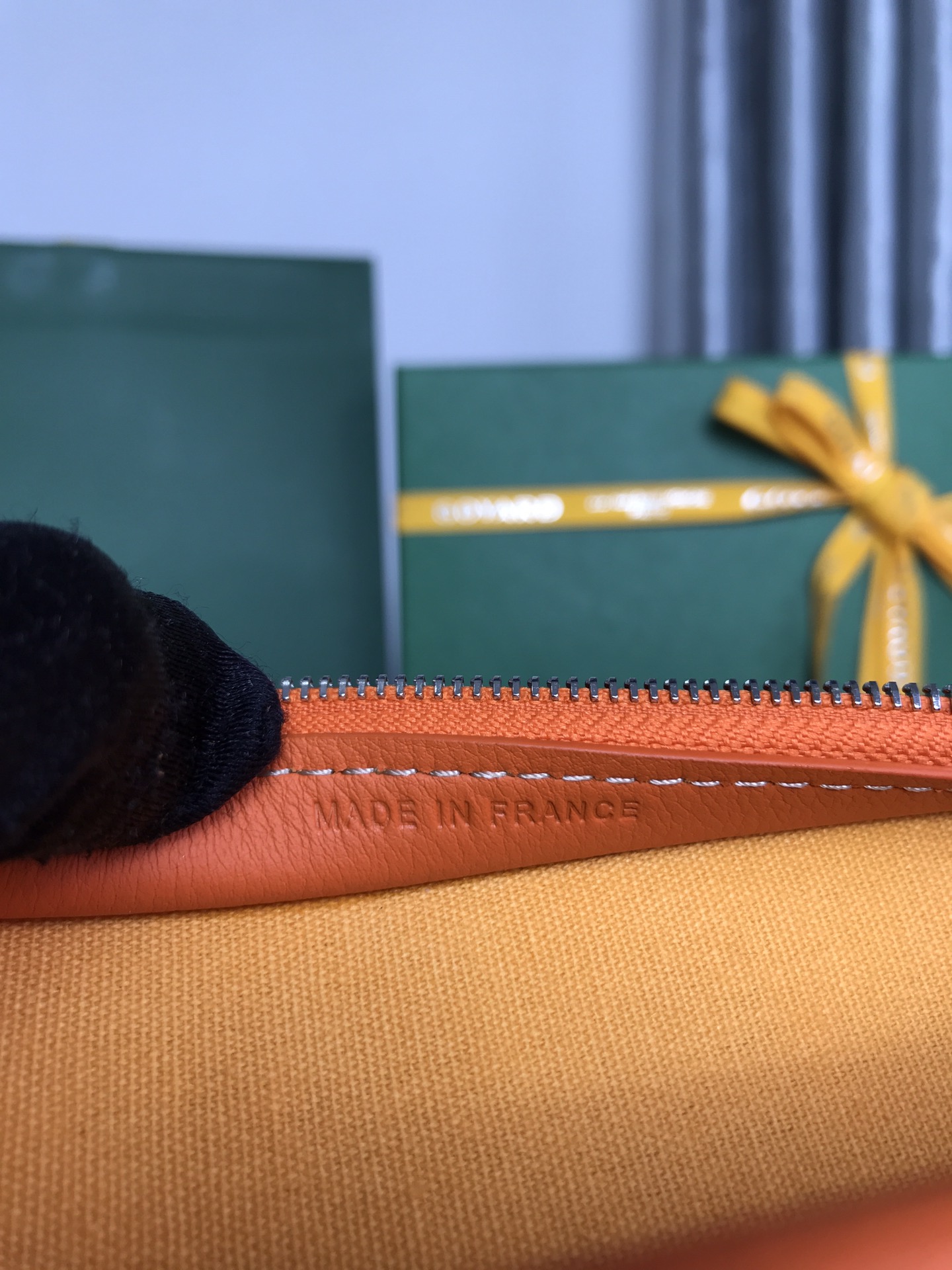 GOYARD Goyardine Jouvence Toiletry Pouch orange