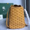 Goyard Mustard Goyardine Coated Canvas and Leather Rouette PM Bag yellow