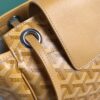 Goyard Mustard Goyardine Coated Canvas and Leather Rouette PM Bag yellow