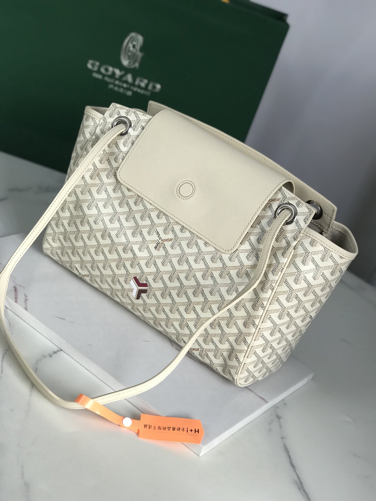 Goyard Rouette Souple Bag In Goyardine-Calfskin With