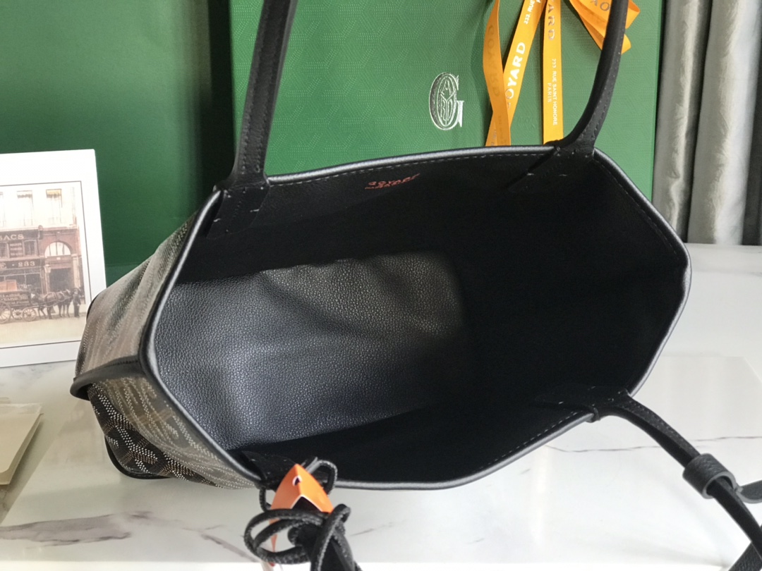 Goyard Black Anjou Mini Bag Black Women's Handbag