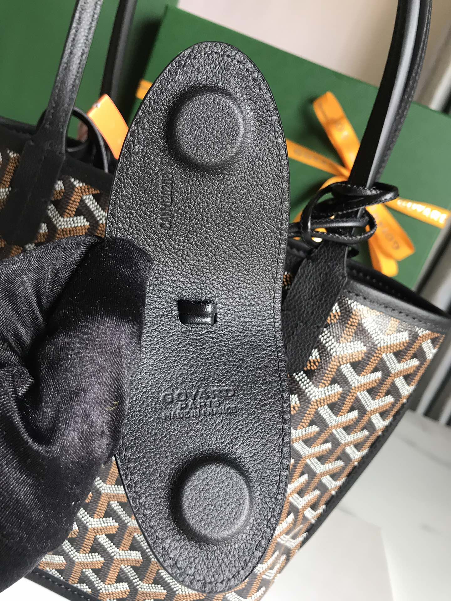 Goyard Black Anjou Mini Bag Black Women's Handbag