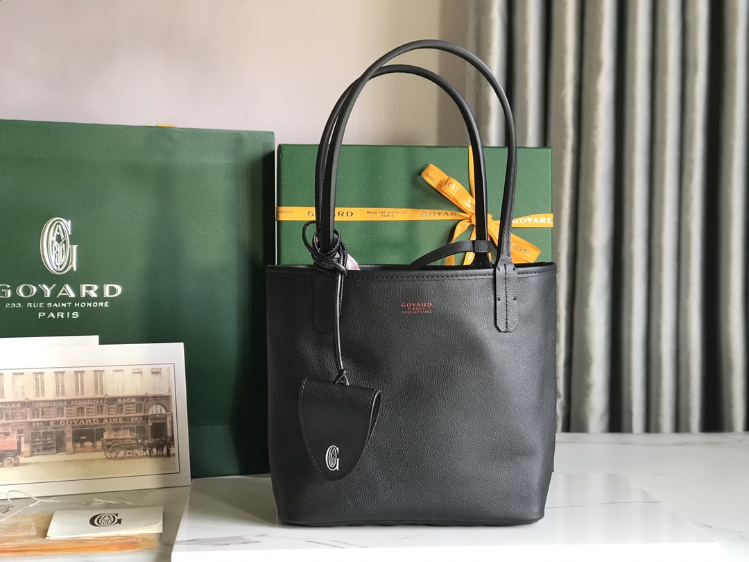 Goyard Black Anjou Mini Bag Black Women's Handbag