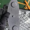 GOYARD Goyardine Reversible Mini Anjou Black  gray 1660698