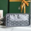 GOYARD Goyardine Reversible Mini Anjou Black  gray 1660698