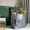 GOYARD Goyardine Reversible Mini Anjou Black  gray 1660698