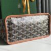 GOYARD Goyardine Reversible Mini Anjou Black 1660698