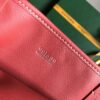 Goyard Goyardine Red Anjou Mini Bag Palladium Hardware