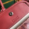 Goyard Goyardine Red Anjou Mini Bag Palladium Hardware
